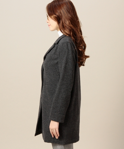 BEAUTY&YOUTH UNITED ARROWS（ビューティーアンドユースユナイテッドアローズ）の「BYBC シングルコート ◆（その他アウター・レディース・ダークグレー/ネイビー・フリー）」の7枚目の写真
