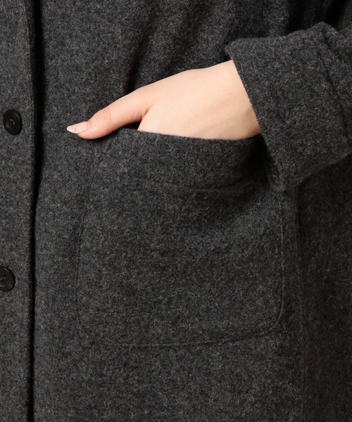 BEAUTY&YOUTH UNITED ARROWS（ビューティーアンドユースユナイテッドアローズ）の「BYBC シングルコート ◆（その他アウター・レディース・ダークグレー/ネイビー・フリー）」の12枚目の写真