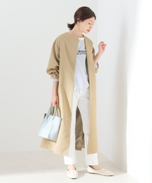 SLOBE IENA | 強撚OXオーバーコート【手洗い可能】◆(その他アウター)