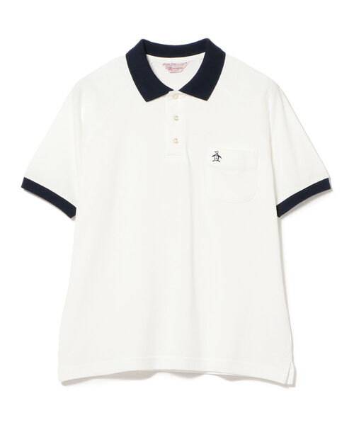 BEAMS PLUS（ビームスプラス）の「Munsingwear × BEAMS PLUS / 別注 クレリックカラー ポロシャツ②（ポロシャツ・メンズ・ホワイト・X-LARGE/MEDIUM/LARGE/SMALL）」の9枚目の写真