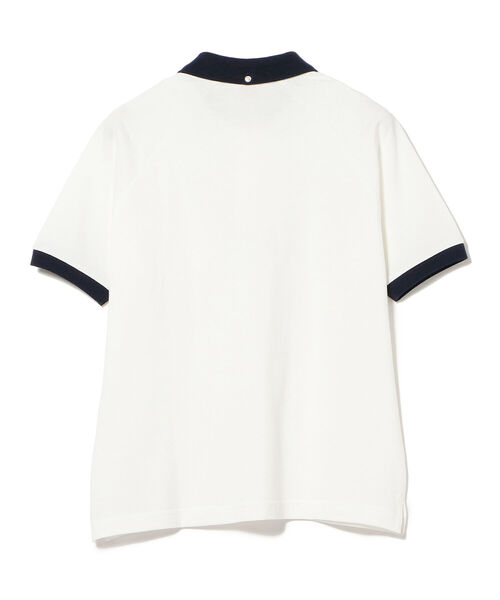 BEAMS PLUS（ビームスプラス）の「Munsingwear × BEAMS PLUS / 別注 クレリックカラー ポロシャツ②（ポロシャツ・メンズ・ホワイト・X-LARGE/MEDIUM/LARGE/SMALL）」の5枚目の写真