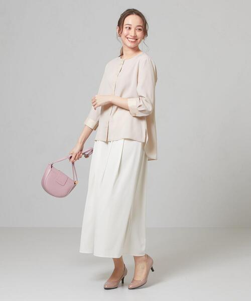 closet story（クローゼットストーリー）の「＜closet story＞サテンDKG ブラウス（シャツ/ブラウス・レディース・ホワイト/ネイビー/ライトピンク・FREE）」の8枚目の写真