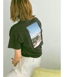 Ungrid | バックフォトプリントTee(Tシャツ/カットソー)
