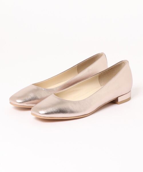 agnes b.（アニエスベー）の「スクエアトゥカッターパンプス（パンプス・レディース・シルバー/ピンクゴールド/ブラック系その他/ブラック×レッド・24.5cm/23.0cm/23.5cm/24.0cm/22.5cm）」の4枚目の写真