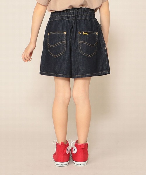 Lee（リー）の「Lee/リー　キッズ キュロットパンツ（デニムパンツ・キッズ・インディゴブルー/ワンウォッシュ/ストライプ/ダークインディゴブルー/ブルー系その他・140/150/160/100/110/120/130）」の9枚目の写真