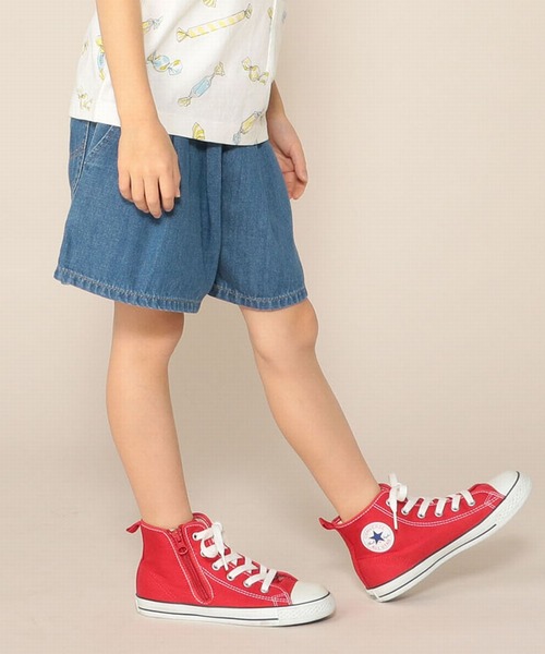 Lee（リー）の「Lee/リー　キッズ キュロットパンツ（デニムパンツ・キッズ・インディゴブルー/ワンウォッシュ/ストライプ/ダークインディゴブルー/ブルー系その他・140/150/160/100/110/120/130）」の11枚目の写真