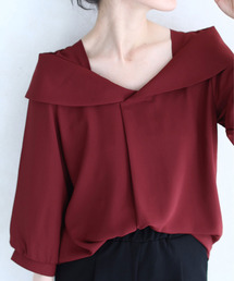 cawaii | ブラ紐見えない 美デコルテ見せブラウス(シャツ/ブラウス)