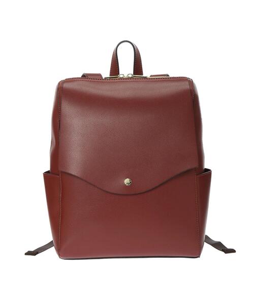 Legato Largo（レガートラルゴ）の「【WEB限定】Legato Largo ≪かるいかばん≫軽量ボンディング リュック（バックパック/リュック・レディース・アイボリー/ブラック/ピンクベージュ/グレイッシュベージュ/キャメル/グリーン系その他2/ブラウン/ターコイズブルー/ダークグレー・FREE）」の4枚目の写真