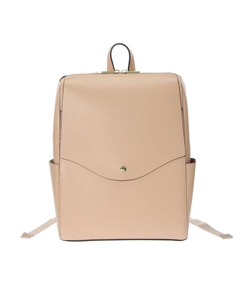 Legato Largo（レガートラルゴ）の「【WEB限定】Legato Largo ≪かるいかばん≫軽量ボンディング リュック（バックパック/リュック・レディース・アイボリー/ブラック/ピンクベージュ/グレイッシュベージュ/キャメル/グリーン系その他2/ブラウン/ターコイズブルー/ダークグレー・FREE）」の5枚目の写真