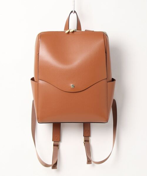 Legato Largo（レガートラルゴ）の「【WEB限定】Legato Largo ≪かるいかばん≫軽量ボンディング リュック（バックパック/リュック・レディース・アイボリー/ブラック/ピンクベージュ/グレイッシュベージュ/キャメル/グリーン系その他2/ブラウン/ターコイズブルー/ダークグレー・FREE）」の10枚目の写真