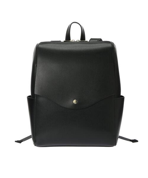 Legato Largo（レガートラルゴ）の「【WEB限定】Legato Largo ≪かるいかばん≫軽量ボンディング リュック（バックパック/リュック・レディース・アイボリー/ブラック/ピンクベージュ/グレイッシュベージュ/キャメル/グリーン系その他2/ブラウン/ターコイズブルー/ダークグレー・FREE）」の11枚目の写真