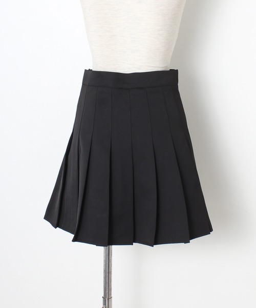 Primazel（プリマゼル）の「パンツ型裏地付きミニ丈プリーツスカート（スカート・レディース・ブラック/グレー/ホワイト・M）」の6枚目の写真