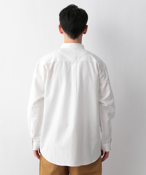 GLOBAL WORK（グローバルワーク）の「リネンシャツ長袖/928198（シャツ/ブラウス・メンズ・ホワイト/ブラック/ミント/シャーベット・SMALL/MEDIUM/LARGE/X-LARGE）」の6枚目の写真