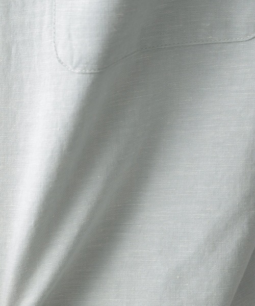 GLOBAL WORK（グローバルワーク）の「リネンシャツ長袖/928198（シャツ/ブラウス・メンズ・ホワイト/ブラック/ミント/シャーベット・SMALL/MEDIUM/LARGE/X-LARGE）」の7枚目の写真