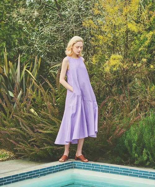 The Virgnia（ザ ヴァージニア）の「リネンシャンブレーワンピース