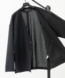 UNITED TOKYO | Cool Dotair キョウネンカラーレスサマーカーディガン(ノーカラージャケット)