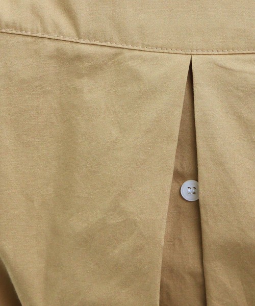 バックボタンシャツワンピース シャツワンピース Pourvous プールヴー のファッション