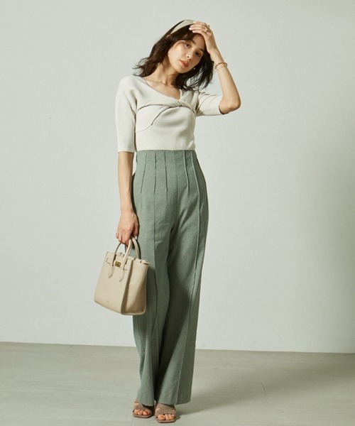 SNIDEL アシメデザインニット SNIDEL（スナイデル）の「アシメデザインニットプルオーバー