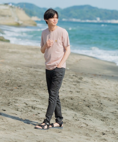 JEANS MATE(ジーンズメイト)の「【ZERO STAIN】ワンポイント刺繍入りTシャツ 汗染み防止加工(Tシャツ/カットソー・メンズ・ホワイト系その他/ホワイト/その他1/ピンク系その他/カーキ/ネイビー/ベージュ/サックスブルー・MEDIUM/LARGE/X-LARGE/SMALL)」の20枚目の写真