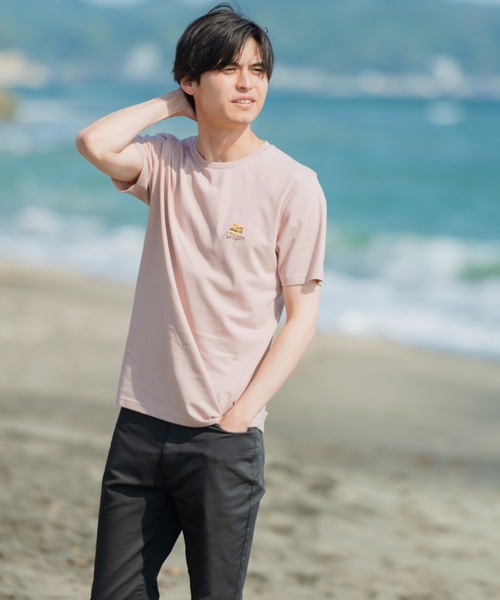 JEANS MATE(ジーンズメイト)の「【ZERO STAIN】ワンポイント刺繍入りTシャツ 汗染み防止加工(Tシャツ/カットソー・メンズ・ホワイト系その他/ホワイト/その他1/ピンク系その他/カーキ/ネイビー/ベージュ/サックスブルー・MEDIUM/LARGE/X-LARGE/SMALL)」の19枚目の写真