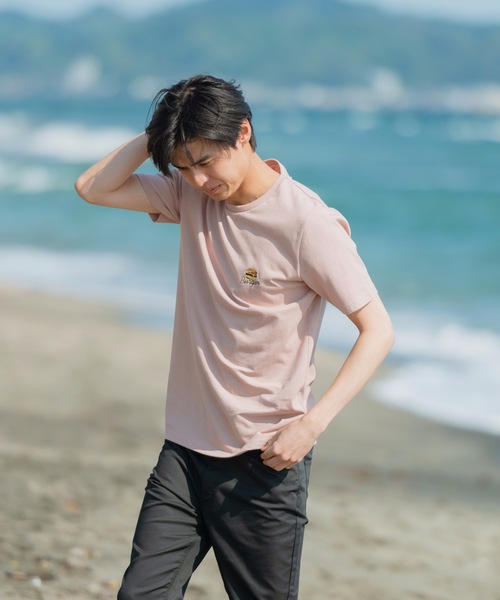 JEANS MATE(ジーンズメイト)の「【ZERO STAIN】ワンポイント刺繍入りTシャツ 汗染み防止加工(Tシャツ/カットソー・メンズ・ホワイト系その他/ホワイト/その他1/ピンク系その他/カーキ/ネイビー/ベージュ/サックスブルー・MEDIUM/LARGE/X-LARGE/SMALL)」の18枚目の写真