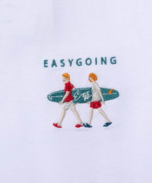 JEANS MATE(ジーンズメイト)の「【ZERO STAIN】ワンポイント刺繍入りTシャツ 汗染み防止加工(Tシャツ/カットソー・メンズ・ホワイト系その他/ホワイト/その他1/ピンク系その他/カーキ/ネイビー/ベージュ/サックスブルー・MEDIUM/LARGE/X-LARGE/SMALL)」の15枚目の写真