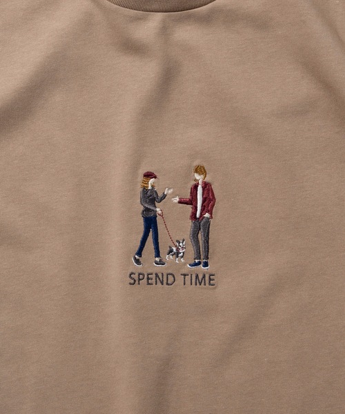 JEANS MATE(ジーンズメイト)の「【ZERO STAIN】ワンポイント刺繍入りTシャツ 汗染み防止加工(Tシャツ/カットソー・メンズ・ホワイト系その他/ホワイト/その他1/ピンク系その他/カーキ/ネイビー/ベージュ/サックスブルー・MEDIUM/LARGE/X-LARGE/SMALL)」の14枚目の写真