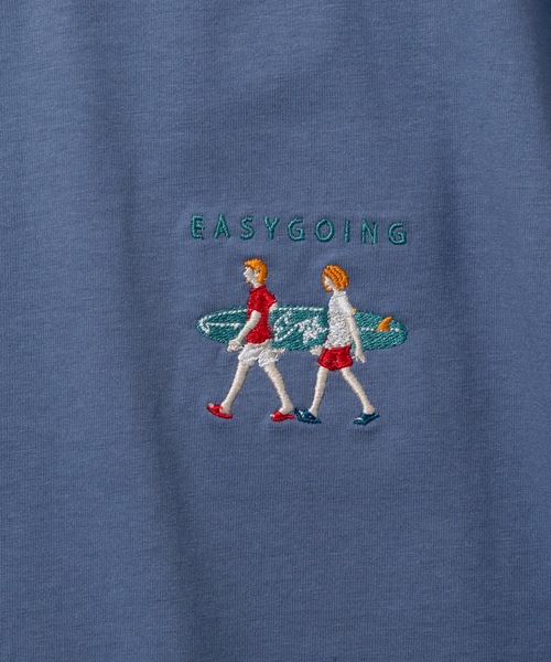 JEANS MATE(ジーンズメイト)の「【ZERO STAIN】ワンポイント刺繍入りTシャツ 汗染み防止加工(Tシャツ/カットソー・メンズ・ホワイト系その他/ホワイト/その他1/ピンク系その他/カーキ/ネイビー/ベージュ/サックスブルー・MEDIUM/LARGE/X-LARGE/SMALL)」の11枚目の写真