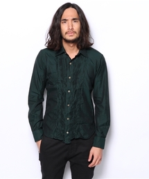 KATHARINE HAMNETT LONDON  | 100/2RANDOM TUCK / 100/2 ランダム タックシャツ(シャツ/ブラウス)