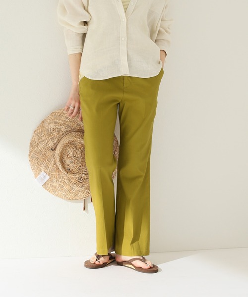 JOURNAL STANDARD relume（ジャーナルスタンダード　レリューム）の「コットンリネンチノフレアパンツ◆（その他パンツ・レディース・ブラック/グリーン系その他/アイボリー・38/36）」の21枚目の写真