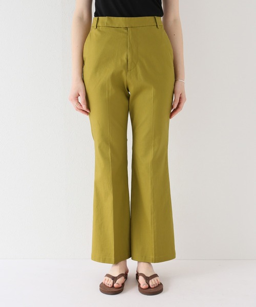 JOURNAL STANDARD relume（ジャーナルスタンダード　レリューム）の「コットンリネンチノフレアパンツ◆（その他パンツ・レディース・ブラック/グリーン系その他/アイボリー・38/36）」の17枚目の写真