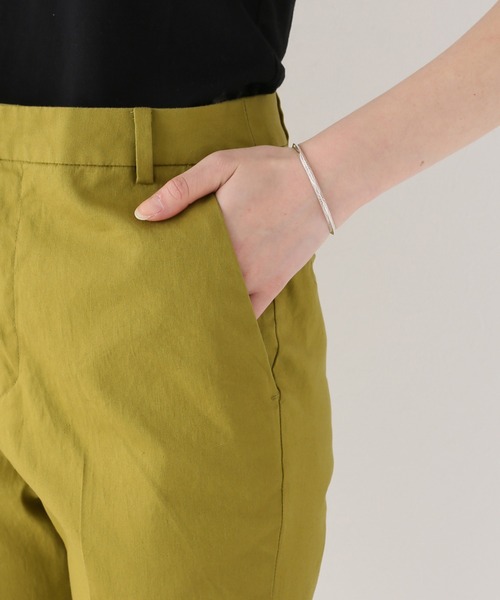 JOURNAL STANDARD relume（ジャーナルスタンダード　レリューム）の「コットンリネンチノフレアパンツ◆（その他パンツ・レディース・ブラック/グリーン系その他/アイボリー・38/36）」の10枚目の写真