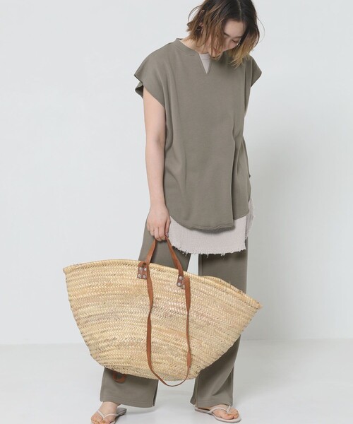 Sig FREAK'S STORE（シグフリークスストア）の「スウェットパンツセットアップ（セットアップ・レディース・グレー/ブラウン・ﾌﾘ-）」の9枚目の写真