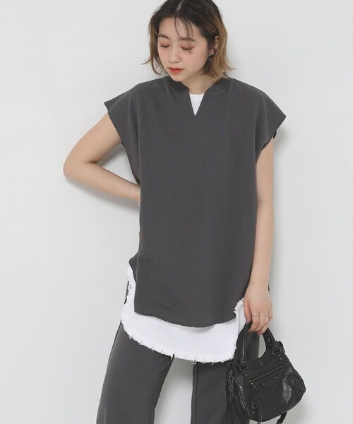 Sig FREAK'S STORE（シグフリークスストア）の「スウェットパンツセットアップ（セットアップ・レディース・グレー/ブラウン・ﾌﾘ-）」の17枚目の写真