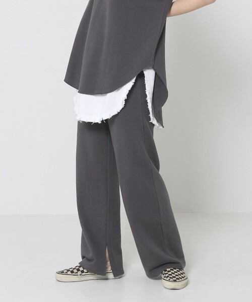 Sig FREAK'S STORE（シグフリークスストア）の「スウェットパンツセットアップ（セットアップ・レディース・グレー/ブラウン・ﾌﾘ-）」の18枚目の写真