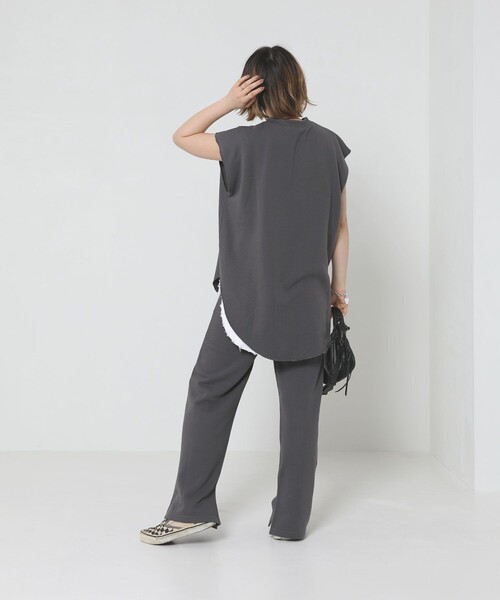 Sig FREAK'S STORE（シグフリークスストア）の「スウェットパンツセットアップ（セットアップ・レディース・グレー/ブラウン・ﾌﾘ-）」の20枚目の写真