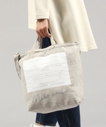 niko and... | オリジナルニコロゴジュート風2WAYトートバッグ(トートバッグ)