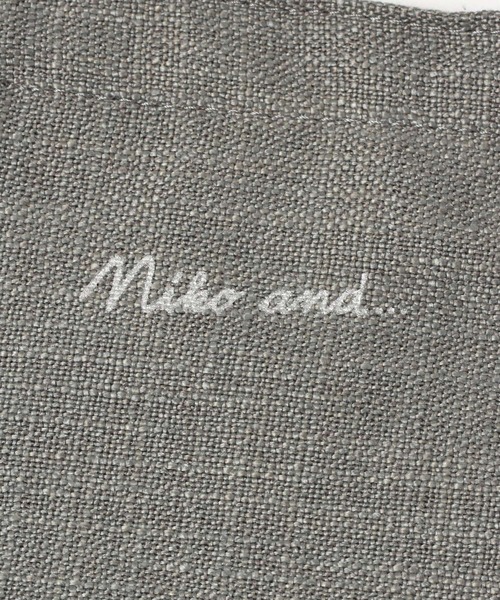 niko and...（ニコアンド）の「オリジナルニコロゴジュート風2WAYトートバッグ（トートバッグ・レディース・ベージュ/チャコール・0）」の12枚目の写真