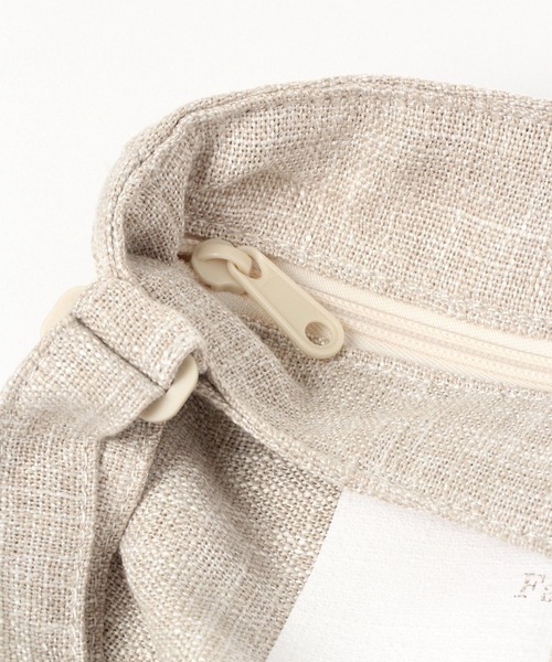 niko and...（ニコアンド）の「オリジナルニコロゴジュート風2WAYトートバッグ（トートバッグ・レディース・ベージュ/チャコール・0）」の17枚目の写真