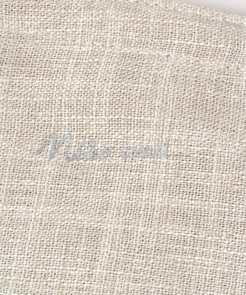 niko and...（ニコアンド）の「オリジナルニコロゴジュート風2WAYトートバッグ（トートバッグ・レディース・ベージュ/チャコール・0）」の19枚目の写真