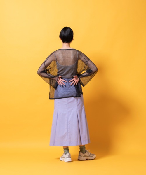 lautreamont BLEUBLANC(ロートレアモンブルーブラン)の「ナイロンマーメイドスカート(スカート・レディース・ホワイト/パープル/グレー/グリーン系その他・11号/9号)」の13枚目の写真