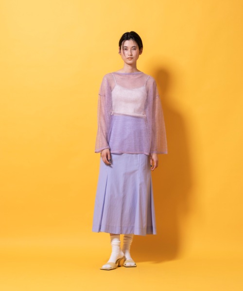 lautreamont BLEUBLANC(ロートレアモンブルーブラン)の「ナイロンマーメイドスカート(スカート・レディース・ホワイト/パープル/グレー/グリーン系その他・11号/9号)」の16枚目の写真