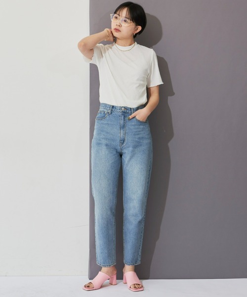 Aunt Marie's(アントマリーズ)の「ハーフスリーブメローカットソー / Tシャツ(Tシャツ/カットソー・レディース・ホワイト/ブラック/グレー・FREE)」の20枚目の写真