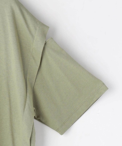 179/WG(イチナナキュウダブルジー)の「カッティングTシャツ(Tシャツ/カットソー・レディース・オレンジ/カーキ/オフホワイト・FREE)」の6枚目の写真