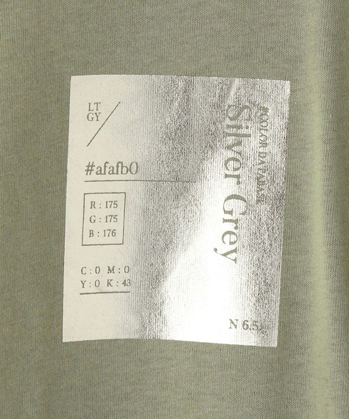 179/WG(イチナナキュウダブルジー)の「カッティングTシャツ(Tシャツ/カットソー・レディース・オレンジ/カーキ/オフホワイト・FREE)」の12枚目の写真