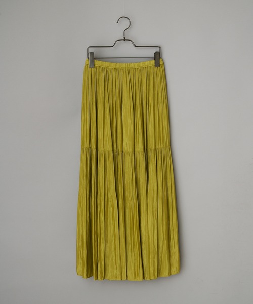 CIAOPANIC（チャオパニック）の「2段プリーツロングSK（スカート・レディース・ライム/バイオレット・FREE）」の17枚目の写真