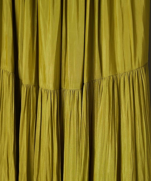 CIAOPANIC（チャオパニック）の「2段プリーツロングSK（スカート・レディース・ライム/バイオレット・FREE）」の19枚目の写真