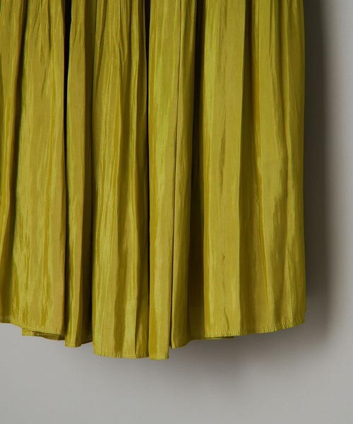 CIAOPANIC（チャオパニック）の「2段プリーツロングSK（スカート・レディース・ライム/バイオレット・FREE）」の20枚目の写真