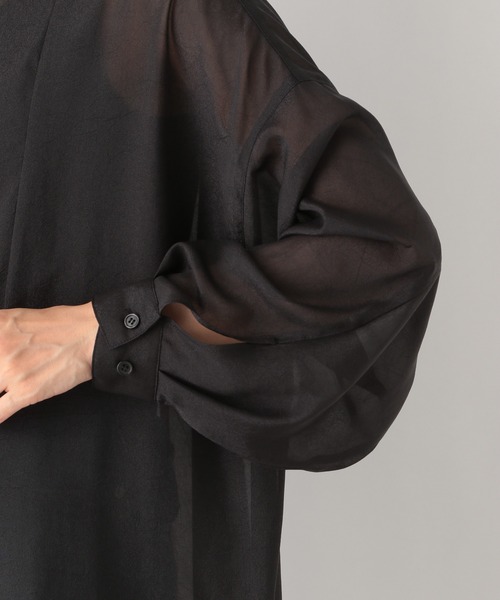 LEPSIM（レプシィム）の「フロントキリカエチュニック　947852（シャツ/ブラウス・レディース・キャメル/ベージュ/ブラック・FREE）」の12枚目の写真