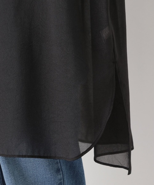 LEPSIM（レプシィム）の「フロントキリカエチュニック　947852（シャツ/ブラウス・レディース・キャメル/ベージュ/ブラック・FREE）」の13枚目の写真